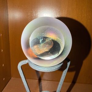Glass Eye Studio Black Hole paperweight